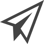 Paperplane O SVG Icon